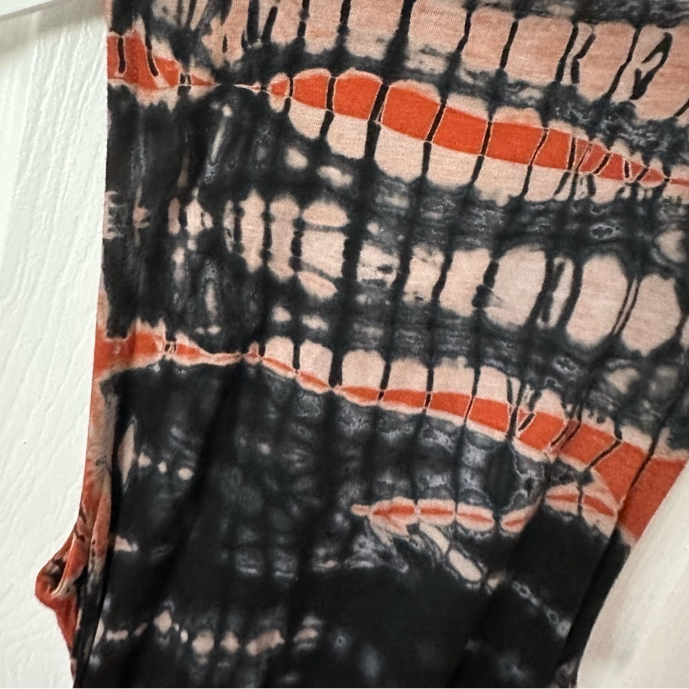 Orange and Black Dress - Picture 3 of 5